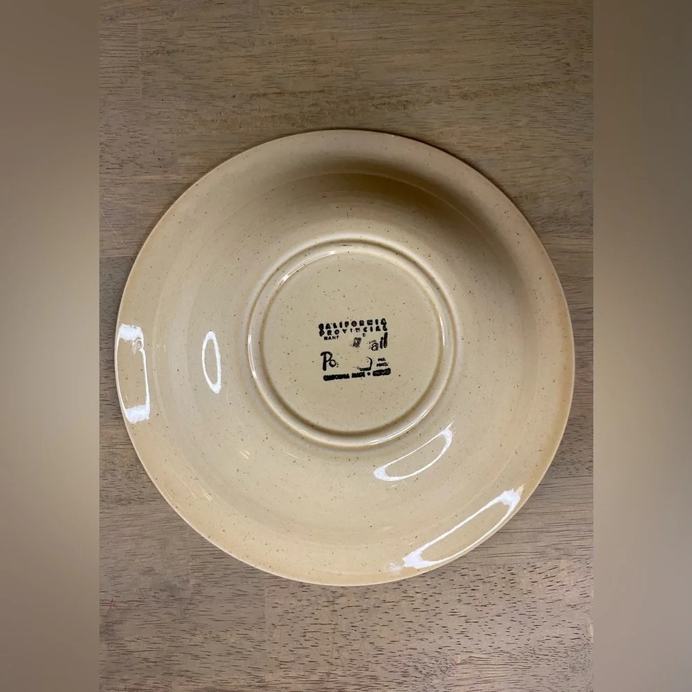 Metlox Poppytrail California Provincial Rooster Vegetable Serving‎ Bowl 10